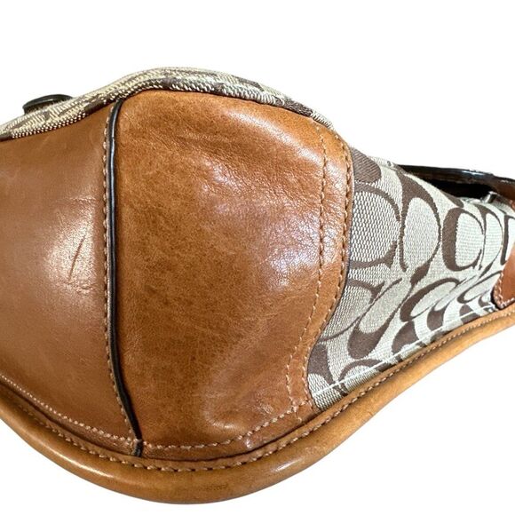 Vintage Coach Bleecker Bag Signature Canvas and Leather Legacy 11434 - Picture 6 of 14